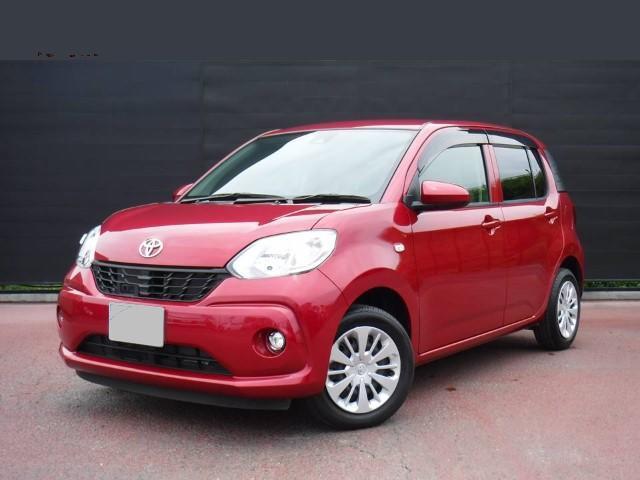  Used Toyota Passo 2017 model Red body color photo: Front view