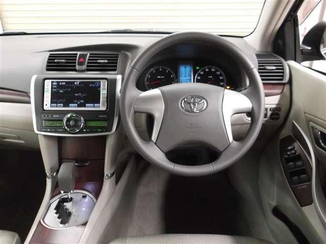 Used Toyota Premio Black body color 2012 model photo: Interior view