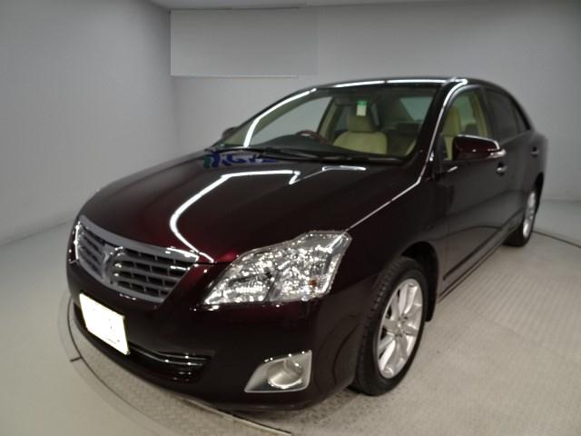 Used Toyota Premio Blackish Red body color 2013 model photo: Front view