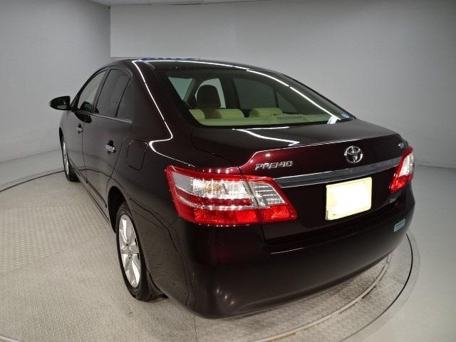 Used Toyota Premio Blackish Red body color 2013 model photo: Back view