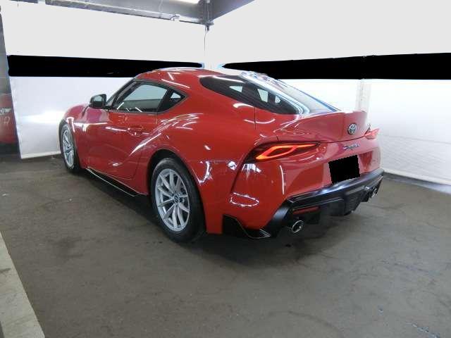 Used Toyota Supra SZ 2019 Model Red color photo:  Back view image