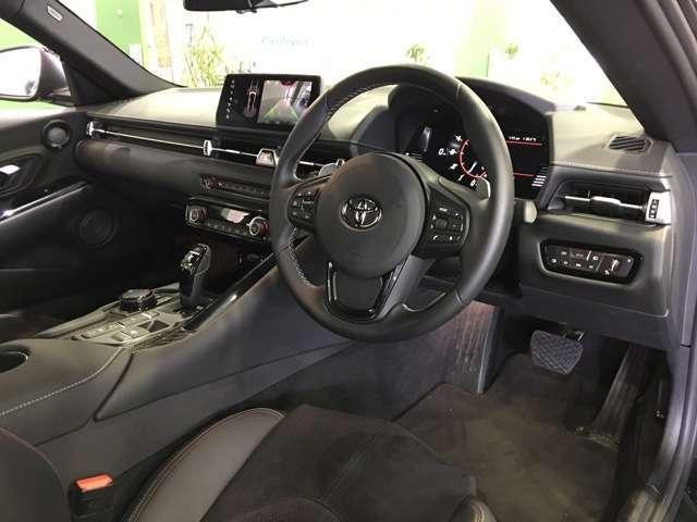 Used Toyota Supra SZR 2019 Model Black color photo:  Interior view image