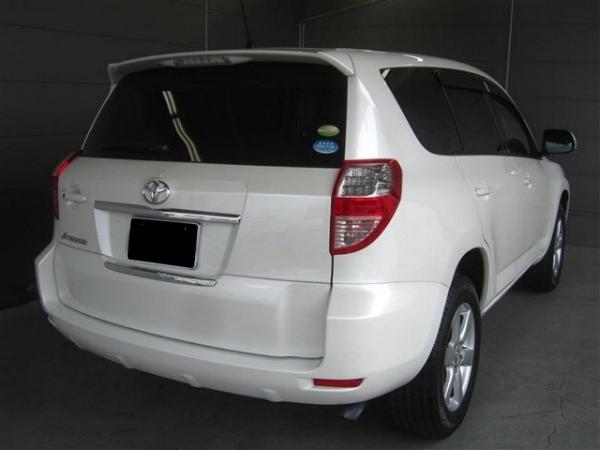 Toyota Vanguard used car 2009 model Pearl White color photo: Back view (Rear image)