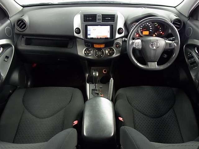 Toyota Vanguard used car 2012 model Black color photo: Interior view