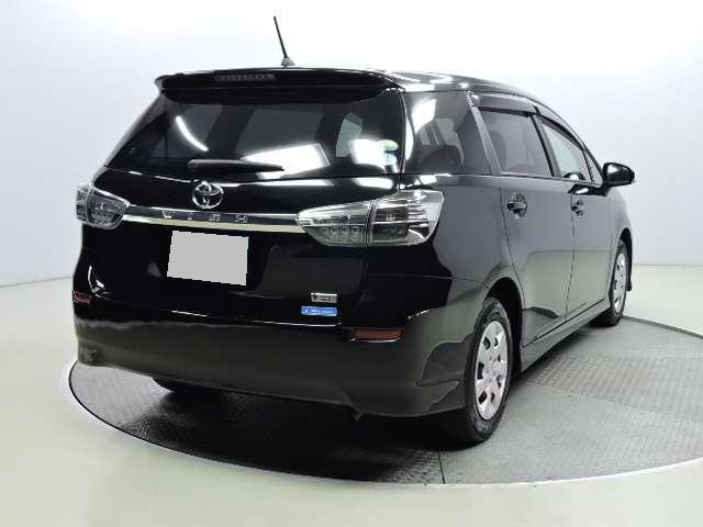 Toyota Wish used car 2015 Model Black colour: Back view