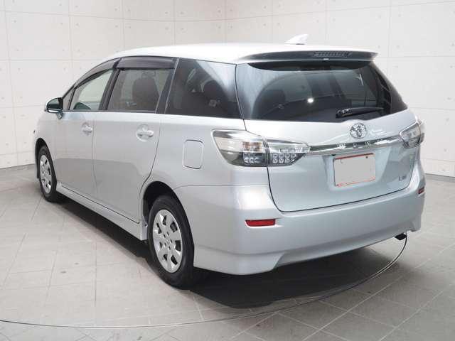 Toyota Wish used car 2015 Model Silver colour: Back view