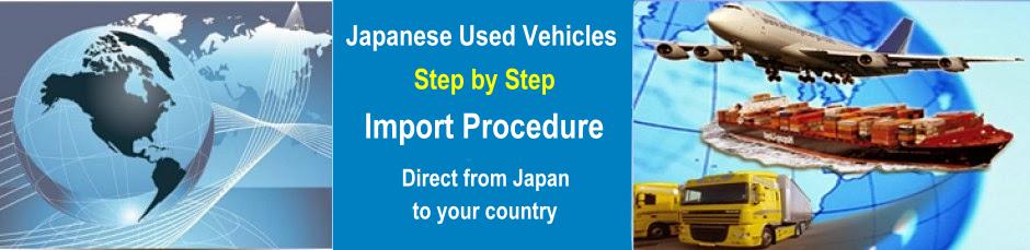 Used Japanese car import procedure
