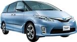 Used Toyota Estima Hybrid Stock in Japan