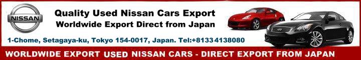 Used Nissan car exporter in Japan