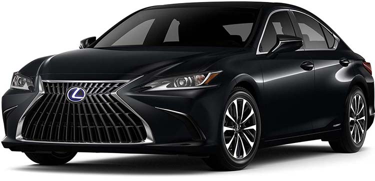 New Lexus ESh Left Hand Drive body color: Graphite Black