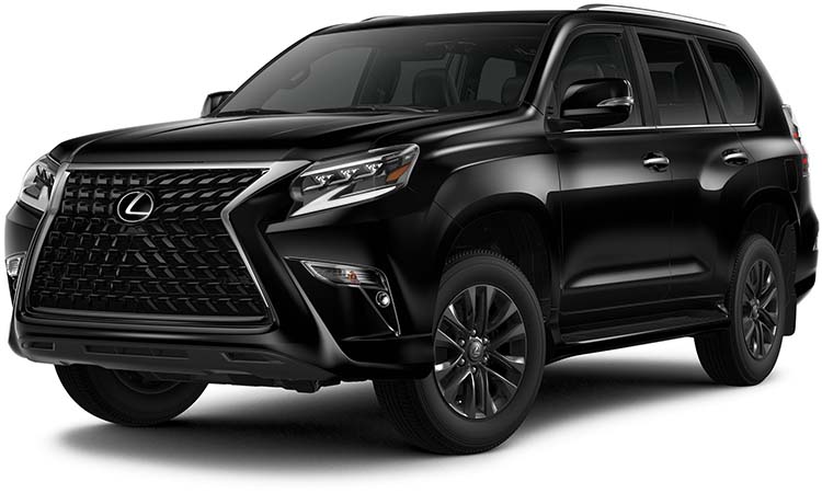 New Lexus GX Left Hand Drive body color: Graphite Black