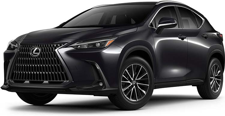 New Lexus NX Left Hand Drive body color: Graphite Black