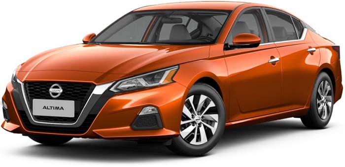 New Nissan Altima Left Hand Drive body color: Chicane Yellow