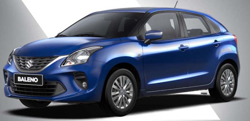 New Suzuki Baleno Left Hand Drive body color: Blue