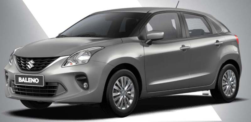 New Suzuki Baleno Left Hand Drive body color: Magma Gray