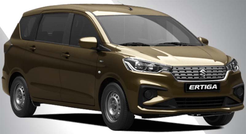 New Suzuki Ertiga Left Hand Drive body color: Glorious Brown Pearl