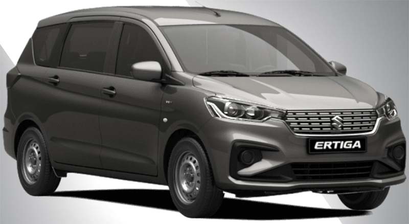 New Suzuki Ertiga Left Hand Drive body color: Magma Gray Metallic