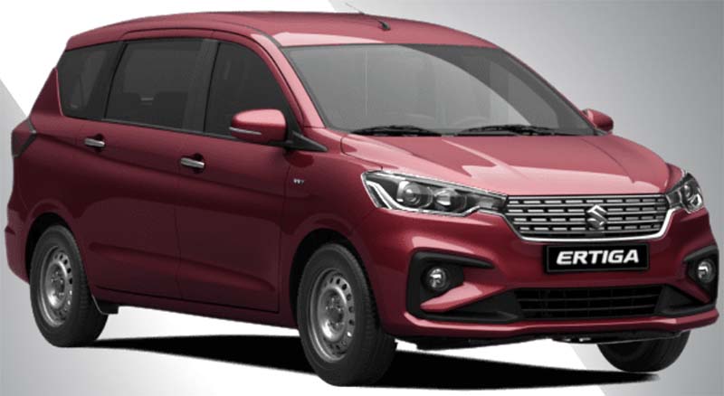 New Suzuki Ertiga Left Hand Drive body color: Radiant Red Pearl