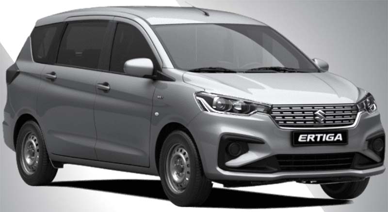 New Suzuki Ertiga Left Hand Drive body color: Silky Silver Metallic
