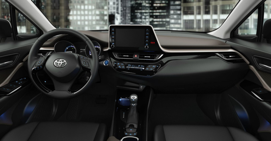 Toyota CH-R Hybrid Left Hand Drive photo: Cockpit view