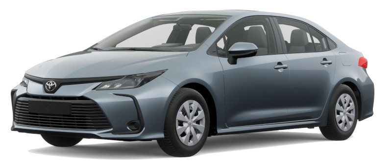 Toyota Corolla Left Hand Drive body color: Black / Celestite Gray Metallic