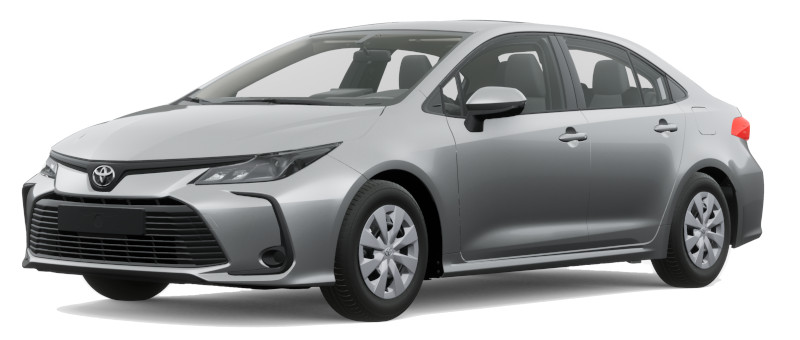 Toyota Corolla Left Hand Drive body color: Silver Metallic