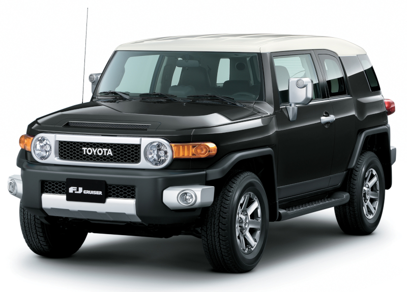 Toyota FJ Cruiser Left Hand Drive body color: Black / White 2KC