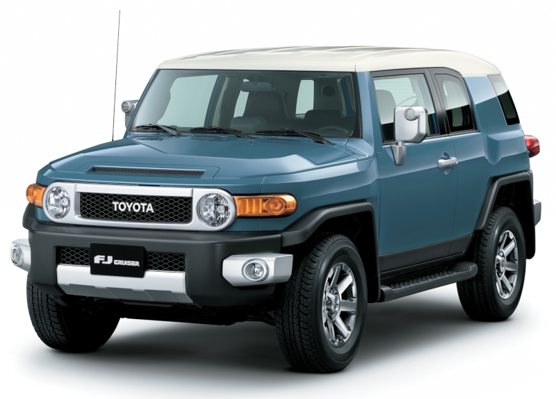 Toyota FJ Cruiser Left Hand Drive body color: Two Tone Smoky Blue