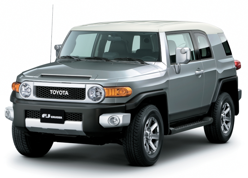Toyota FJ Cruiser Left Hand Drive body color: White Cement Gray Metallic