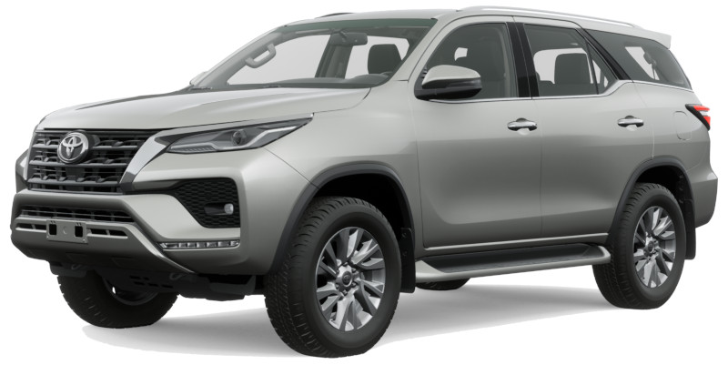 Toyota Fortuner Left Hand Drive body color: Silver Metallic