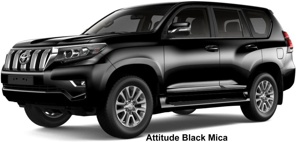New Toyota Land Cruiser Prado Left Hand Drive body color: Attitude Black Mica