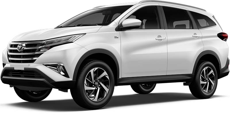 Toyota Rush Left Hand Drive body color: White
