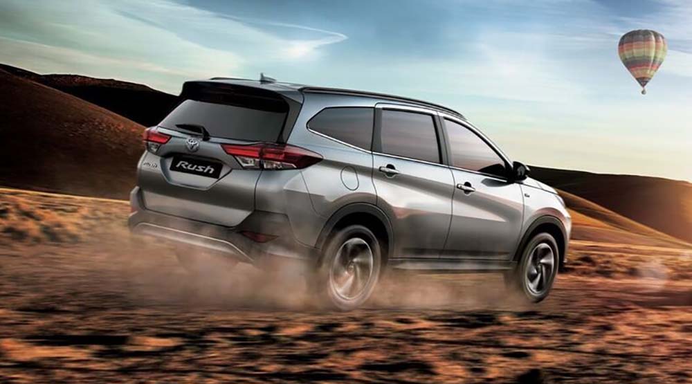New Toyota Rush Left Hand Drive photo: Back view image
