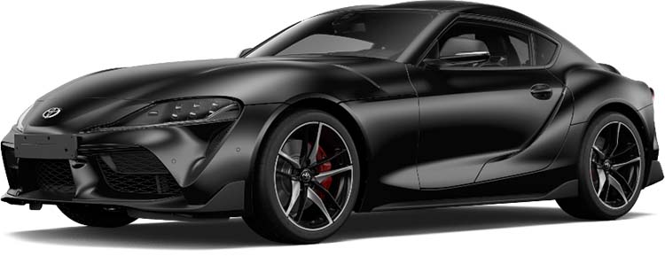 Toyota GR Supra Left Hand Drive body color: Black Metallic