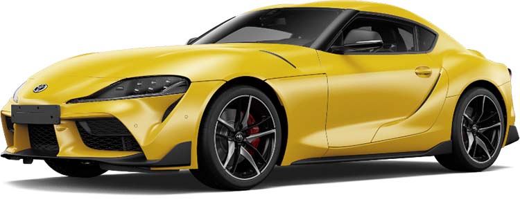 Toyota GR Supra Left Hand Drive body color: Lightning Yellow