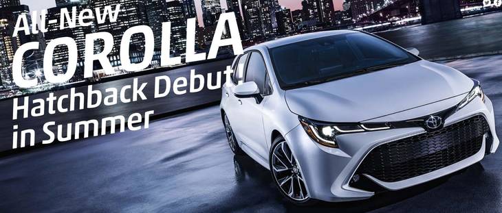 TOYOTA COROLLA HATCHBACK NEW MODEL