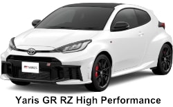 New Toyota Yaris GR RZ High Performance model for sale in Japan