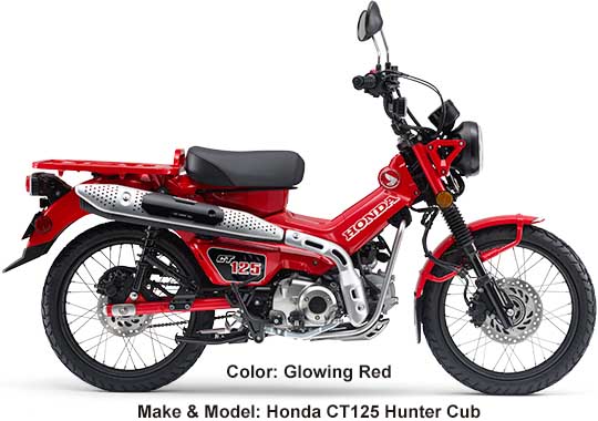 Honda CT125 Hunter Cub Motorcycle New 2020 Model in Japan - Buy CT125 ...
