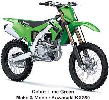 Stille og rolig basketball eksperimentel Kawasaki KX250 Motorcycle New 2022 Model in Japan - Buy Kawasaki Motorcycle  from Exporter