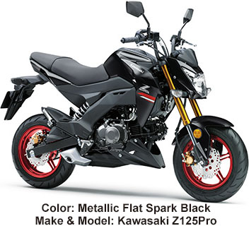 Z125 Pro Motorcycle New 2022 Model in Japan Buy Kawasaki Motorcycle from Exporter