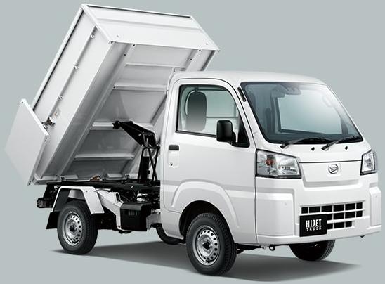 New Daihatsu Hijet Garbage Dump Truck: Front view image