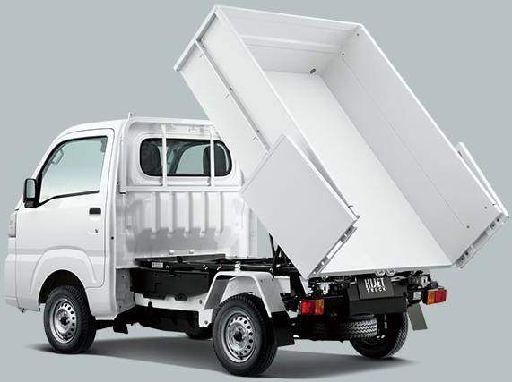New Daihatsu Hijet Garbage Dump Truck: Back view image