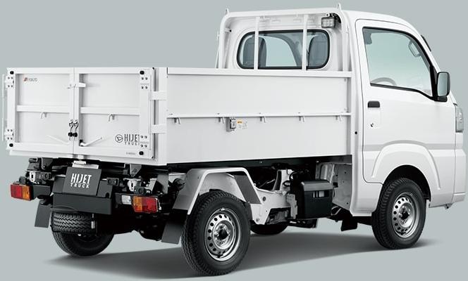 New Daihatsu Hijet Garbage Dump Truck: Rear view image