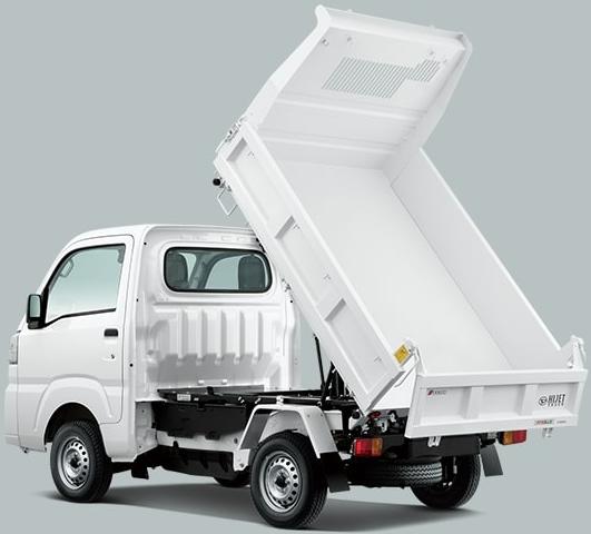 New Daihatsu Hijet Mulitipurpose Dump Truck: Back view image