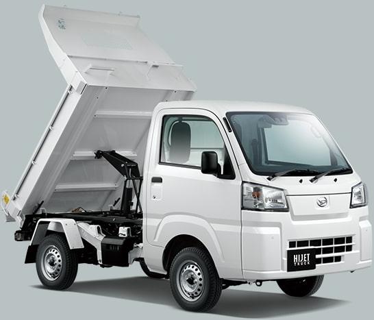New Daihatsu Hijet Sediment Dump Truck: Front view image