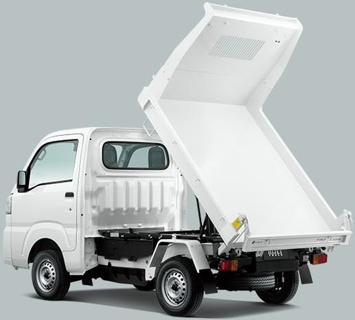 New Daihatsu Hijet Sediment Dump Truck: Back view image