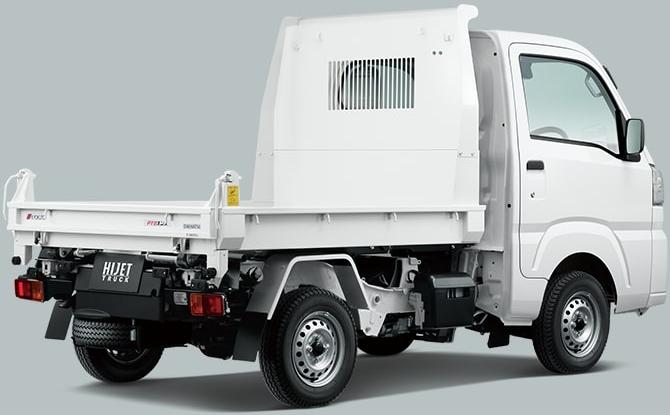 New Daihatsu Hijet Sediment Dump Truck: Rear view image