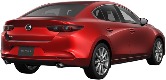 Mazda 3 Sedan photo: Rear view image (back picture)