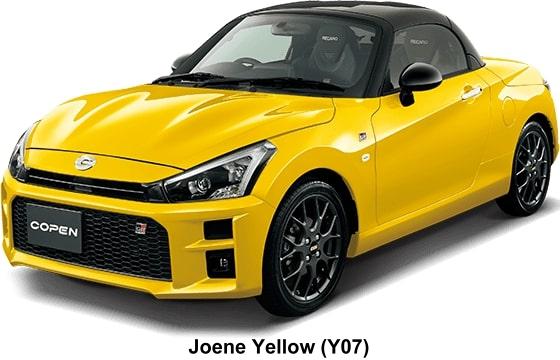 New Daihatsu Copen GR Sport body color: Joene Yellow (Y07)