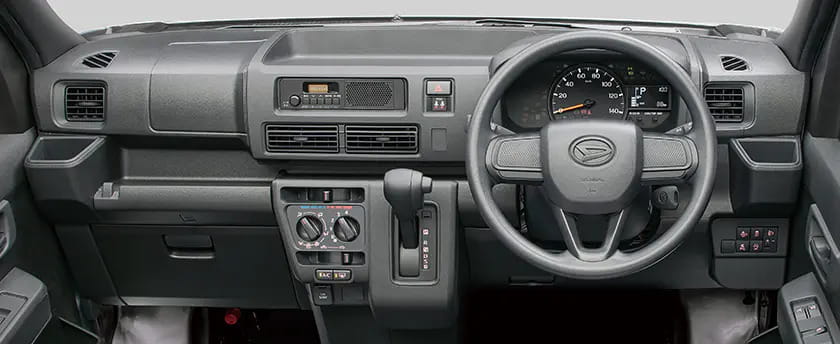 New Daihatsu Hijet Cargo van photo: Cockpit view image (Driver Seat picture)